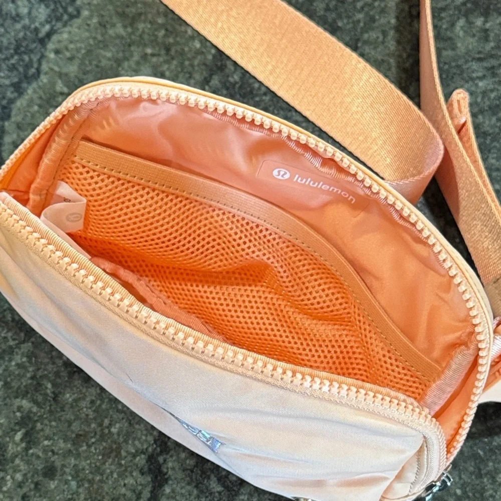 Lululemon Athletica peach  Crossbody belt Bag